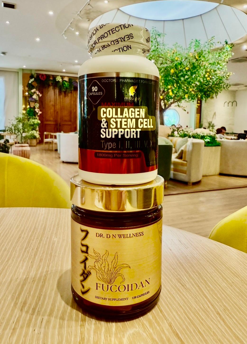 Collagen and Fucoidan product stack